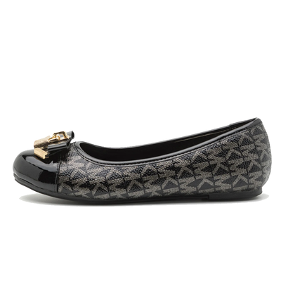 MICHAEL KORS Kenya Lock MK100796C BLACK/PALE GOLD - ΜΑΥΡΟ