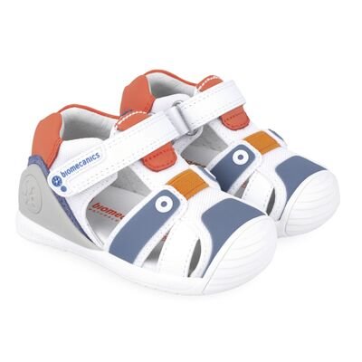 Biomecanics 242154-A-BLANCO Y NARANJA - ΛΕΥΚΟ/ΠΟΡΤΟΚΑΛΙ
