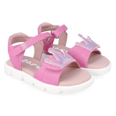 Garvalin Πέδιλα 242401-A-ROSA - ΦΟΥΞΙΑ