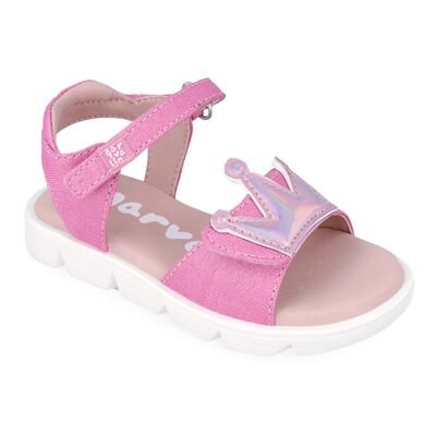 Garvalin Πέδιλα 242401-A-ROSA - ΦΟΥΞΙΑ