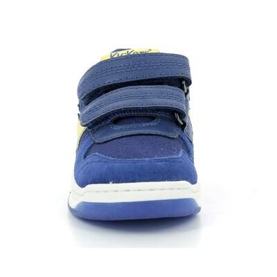 Kickers Παιδικά Ανατομικά Sneakers 910863-30-53 Kalido bleu marine jaune - ΜΠΛΕ