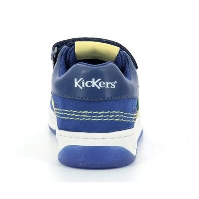 Kickers Παιδικά Ανατομικά Sneakers 910863-30-53 Kalido bleu marine jaune - ΜΠΛΕ