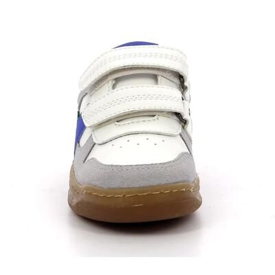 Kickers Παιδικά Ανατομικά Sneakers 910868-30-33 Kalido blanc gris bleu - ΛΕΥΚΟ