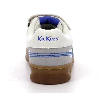 Kickers Παιδικά Ανατομικά Sneakers 910868-30-33 Kalido blanc gris bleu - ΛΕΥΚΟ