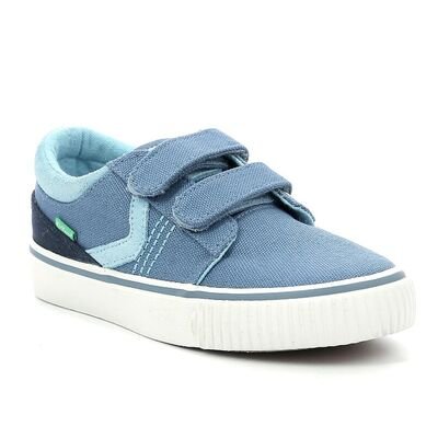 Kickers Παιδικά Πάνινα Ανατομικά Sneakers 960250-30-53 Kickslido bleu marine - ΓΑΛΑΖΙΟ
