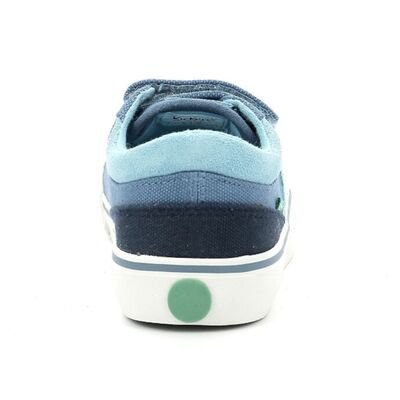 Kickers Παιδικά Πάνινα Ανατομικά Sneakers 960250-30-53 Kickslido bleu marine - ΓΑΛΑΖΙΟ