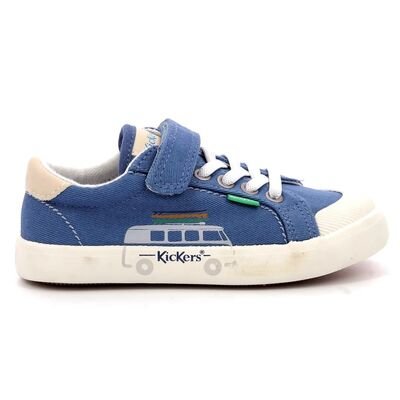 Kickers Παιδικά Πάνινα Ανατομικά Sneakers 960662-30-53 Kickgoldi bleu van - ΓΑΛΑΖΙΟ