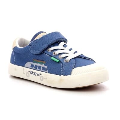 Kickers Παιδικά Πάνινα Ανατομικά Sneakers 960662-30-53 Kickgoldi bleu van - ΓΑΛΑΖΙΟ