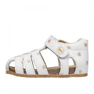 Falcotto Alby calf pr.lovely glitter white - ΛΕΥΚΟ