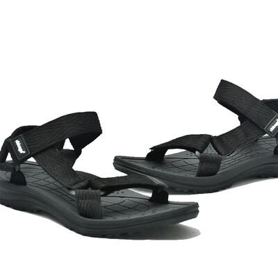CHICAGO SHOES Παιδικά Πέδιλα 123-366-860-BLACK - ΜΑΥΡΟ