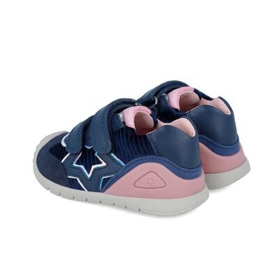 Biomecanics Παιδικά Ανατομικά Δερμάτινα Μποτάκια 241111-A183-OCEAN - ΜΠΛΕ