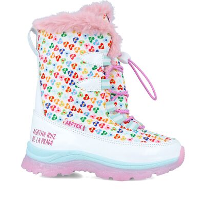 AGATHA RUIZ DE LA PRADA Παιδικές Μπότες Χιονιού Apreski 241992-B050-BLANCO - ΛΕΥΚΟ