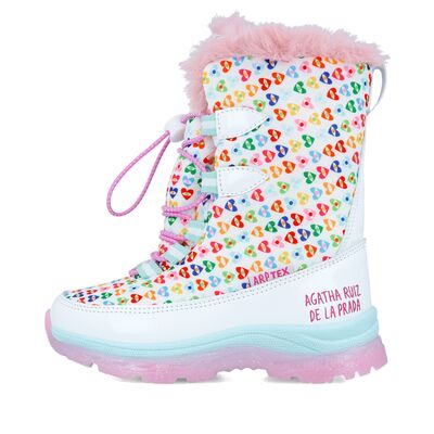 AGATHA RUIZ DE LA PRADA Παιδικές Μπότες Χιονιού Apreski 241992-B050-BLANCO - ΛΕΥΚΟ