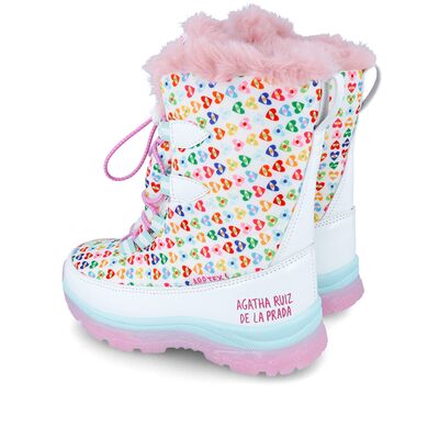 AGATHA RUIZ DE LA PRADA Παιδικές Μπότες Χιονιού Apreski 241992-B050-BLANCO - ΛΕΥΚΟ