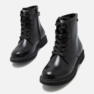 MTNG Παιδικά Μποτάκια Αρβυλάκια MARTINA BLACK 48092-C47638 - ΜΑΥΡΟ