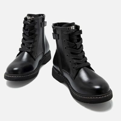 MTNG Παιδικά Μποτάκια Αρβυλάκια MARTINA BLACK 48092-C47638 - ΜΑΥΡΟ