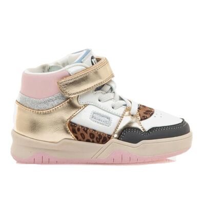 MTNG Παιδικά Sneakers High POPE WHITE 48989V-C56336 - ΛΕΥΚΟ/ΠΟΛΥΧΡΩΜΟ