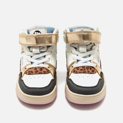 MTNG Παιδικά Sneakers High POPE WHITE 48989V-C56336 - ΛΕΥΚΟ/ΠΟΛΥΧΡΩΜΟ