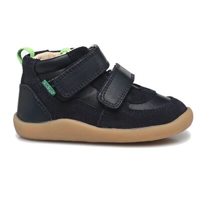 Kickers Παιδικά Δερμάτινα Ανατομικά Μποτάκια Kickfresho marine 972590-10-10 - ΜΠΛΕ