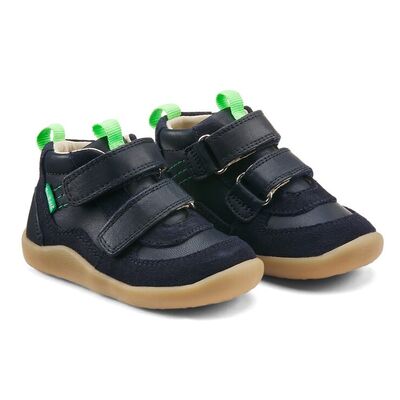Kickers Παιδικά Δερμάτινα Ανατομικά Μποτάκια Kickfresho marine 972590-10-10 - ΜΠΛΕ