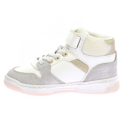 Kickers Παιδικά Ανατομικά Sneakers High Kickado blanc or 972791-30-33 - ΛΕΥΚΟ