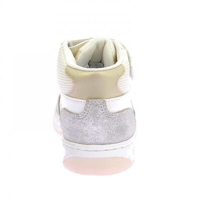 Kickers Παιδικά Ανατομικά Sneakers High Kickado blanc or 972791-30-33 - ΛΕΥΚΟ