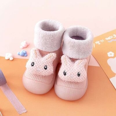 CHILDRENLAND Παιδικές Καλτσοπαντόφλες DW2200-1 ΡΟΖ