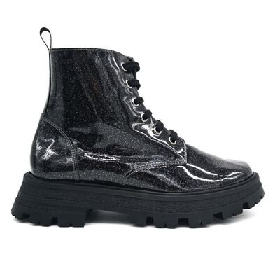 Ricco Mondo Παιδικά Ανατομικά Μποτάκια Αρβυλάκια 1904-ΜΑΥΡΟ METAL