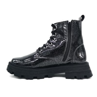 Ricco Mondo Παιδικά Ανατομικά Μποτάκια Αρβυλάκια 1904-ΜΑΥΡΟ METAL