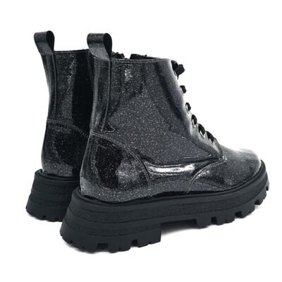 Ricco Mondo Παιδικά Ανατομικά Μποτάκια Αρβυλάκια 1904-ΜΑΥΡΟ METAL