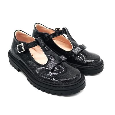 ABY Shoes Παιδικές Ανατομικές Δίσολες Μπαρέτες Στυλάκι Aby435-ΜΑΥΡΟ