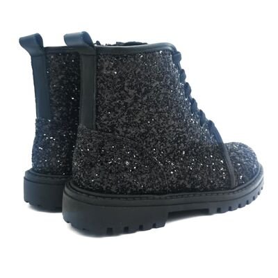 ABY Shoes Παιδικά Δερμάτινα Ανατομικά Μποτάκια Αρβυλάκια Aby483-ΜΑΥΡΟ