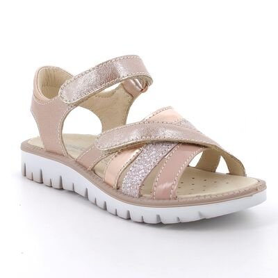 PRIMIGI Παιδικά Δερμάτινα Πέδιλα 7891044-PINK/PERLA - ΡΟΖ/NUDE