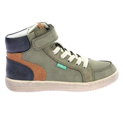 Kickers Παιδικά Μποτάκια Sneakers High Lolastic kaki camel 972722-30-203 - ΧΑΚΙ