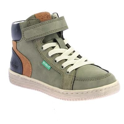 Kickers Παιδικά Μποτάκια Sneakers High Lolastic kaki camel 972722-30-203 - ΧΑΚΙ
