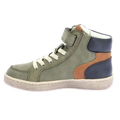 Kickers Παιδικά Μποτάκια Sneakers High Lolastic kaki camel 972722-30-203 - ΧΑΚΙ
