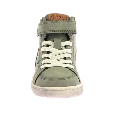 Kickers Παιδικά Μποτάκια Sneakers High Lolastic kaki camel 972722-30-203 - ΧΑΚΙ