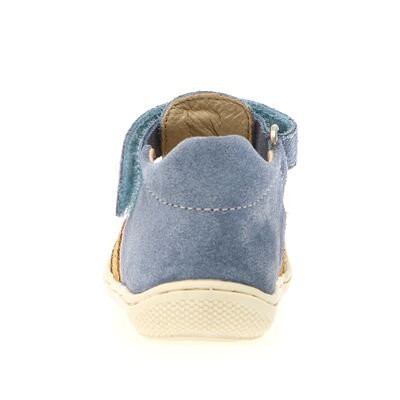 Naturino Παιδικά Δερμάτινα Ανατομικά Παπουτσοπέδιλα Bede suede celeste-stone-zucca - ΓΑΛΑΖΙΟ