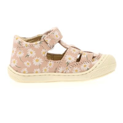Naturino Παιδικά Δερμάτινα Ανατομικά Παπουτσοπέδιλα Wad calf pr.chamomile cipria - ΡΟΖ