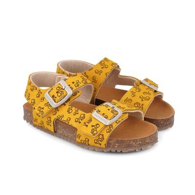 Garvalin Παιδικά Ανατομικά Πέδιλα Σκαφάκια 252476-C570-MOSTAZA - ΚΙΤΡΙΝΟ