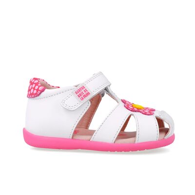 Agatha Ruiz De La Prada Παιδικά Ανατομικά Παπουτσοπέδιλα 252900-A050-BLANCO - ΛΕΥΚΟ