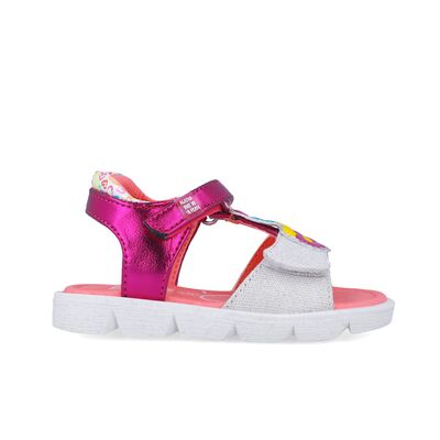 Agatha Ruiz De La Prada Παιδικά Πέδιλα 252925-A304-BLANCO Y FUCSIA - ΠΟΛΥΧΡΩΜΟ