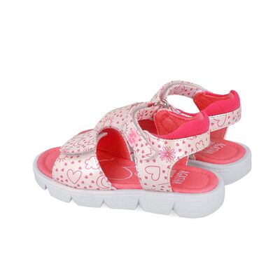 Agatha Ruiz De La Prada Παιδικά Πέδιλα 252926-A050-BLANCO - ΛΕΥΚΟ/ΡΟΖ