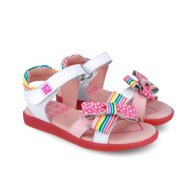 Agatha Ruiz De La Prada Παιδικά Ανατομικά Πέδιλα 252962-B050-BLANCO - ΛΕΥΚΟ