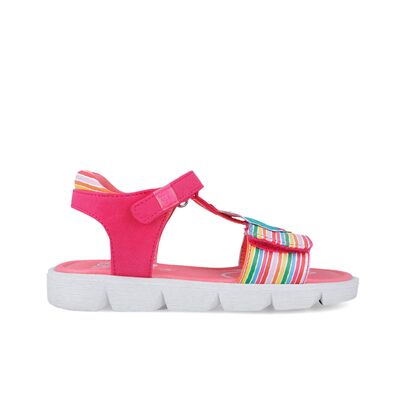 Agatha Ruiz De La Prada Παιδικά Πέδιλα 252971-B481-BLANCO Y RAYAS - ΠΟΛΥΧΡΩΜΟ