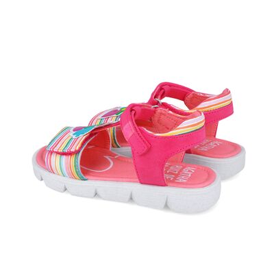 Agatha Ruiz De La Prada Παιδικά Πέδιλα 252971-B481-BLANCO Y RAYAS - ΠΟΛΥΧΡΩΜΟ