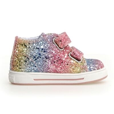 Falcotto Παιδικά Ανατομικά Μποτάκια Michael 3. glitter multicolor - ΠΟΛΥΧΡΩΜΟ