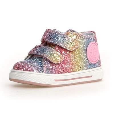 Falcotto Παιδικά Ανατομικά Μποτάκια Michael 3. glitter multicolor - ΠΟΛΥΧΡΩΜΟ