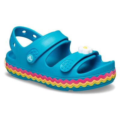 CROCS Παιδικά Πέδιλα Θαλάσσης Crocband Cruiser RicRac Sandal T 211032-4WG marina - ΜΠΛΕ