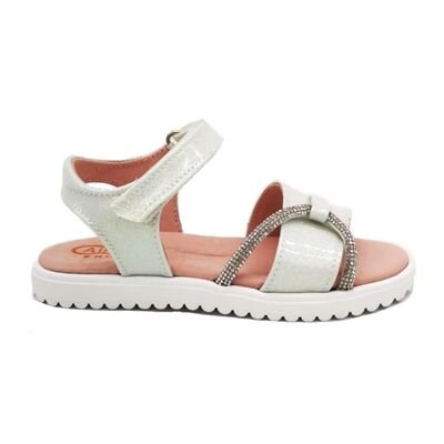 ABY shoes Παιδικά Δερμάτινα Ανατομικά Πέδιλα ABY546-ΛΕΥΚΟ